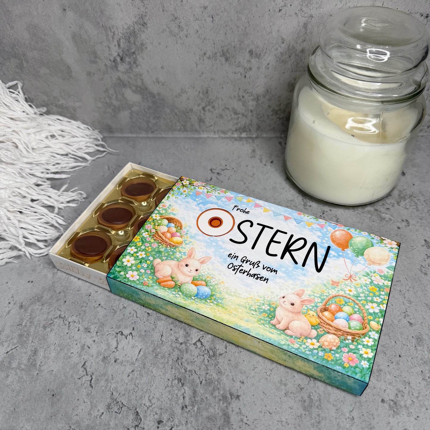Geschenk zu Ostern, Toffifee-Banderole, kleine Aufmerksamkeit, Druckvorlage, Sofort-Download, Last-Minute-Geschenk, PDF-Datei