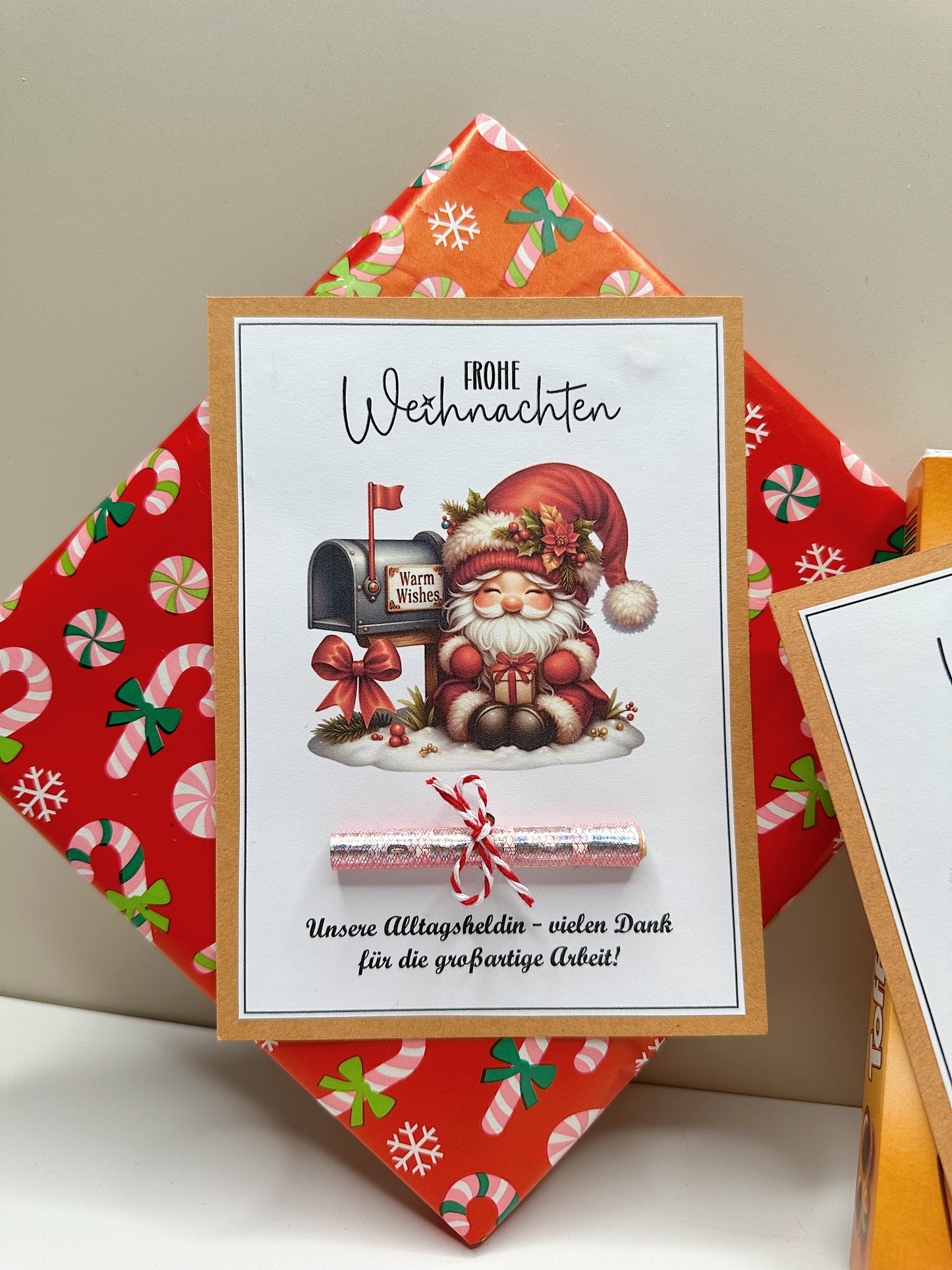 Geldgeschenk Postbote, Postbotin, Karte, Weihnachten, Druckvorlage, Geschenk, Sofort-Download, Last-Minute-Geschenk, PDF