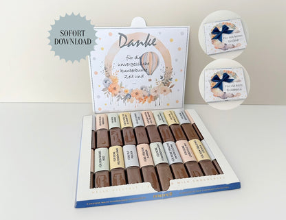 Abschiedsgeschenk Erzieher, Kindergarten, Kita, Geschenk, Druckvorlage,  Last-Minute, PDF-Datei