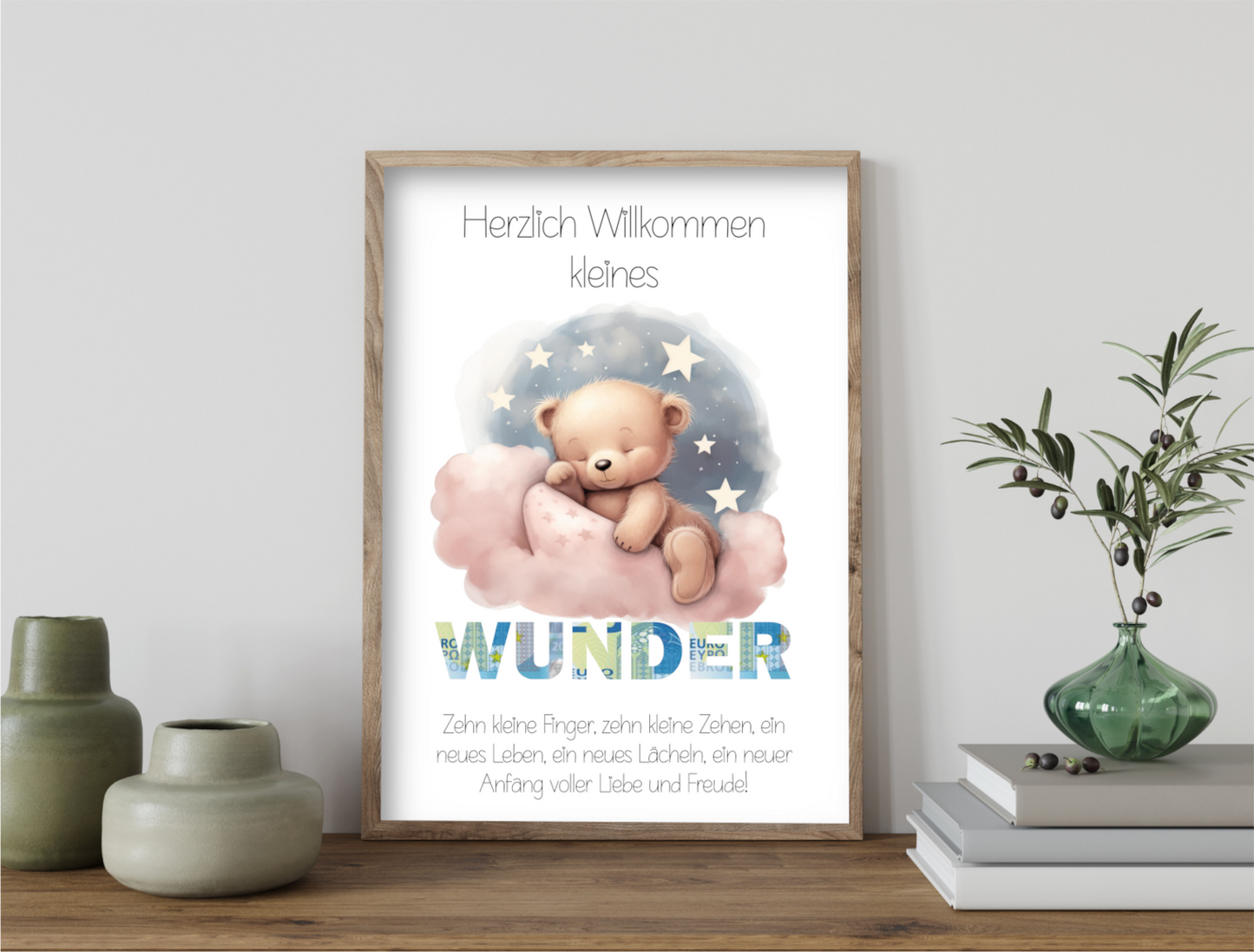 Geldgeschenk Geburt, Babyparty, Druckvorlage, Geschenk, Sofort-Download,  Last-Minute-Geschenk, PDF-Datei