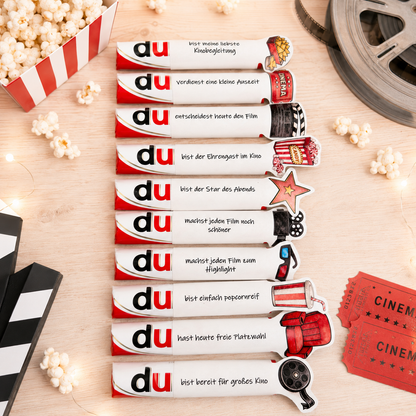 Kinogutscheingeschenk, Kinobesuchgeschenk, Duplo-Banderole, kleine Aufmerksamkeit, Druckvorlage, Sofort-Download, Last-Minute-Geschenk, PDF-Datei