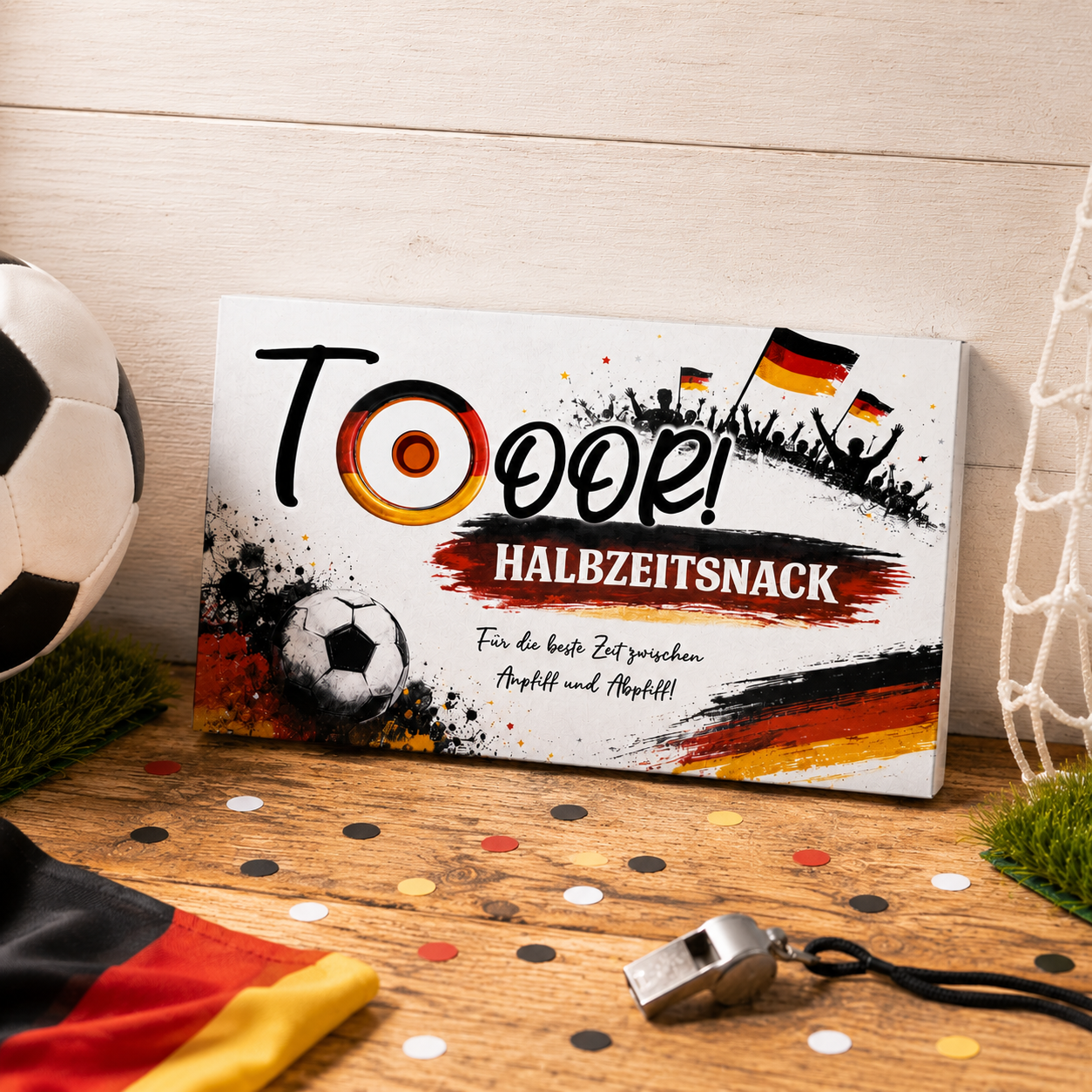 Fußballgeschenk, Toffifee-Banderole, kleine Aufmerksamkeit, Druckvorlage, Sofort-Download,  Last-Minute-Geschenk, PDF-Datei