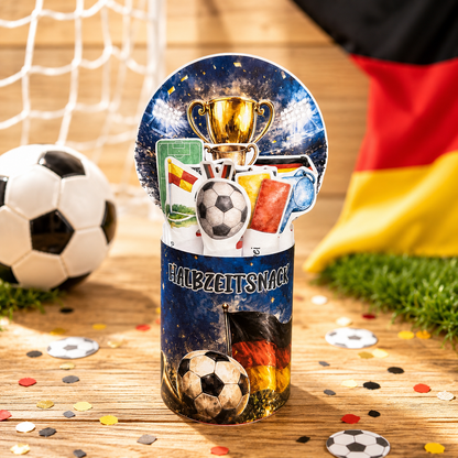 Fußballgeschenk, Mitbringsel, Duplo-Banderole, kleine Aufmerksamkeit, Druckvorlage, Sofort-Download, Last-Minute-Geschenk, PDF-Datei