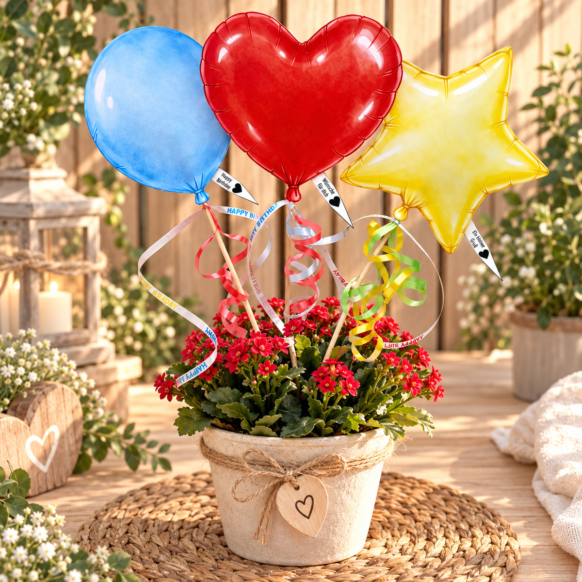 Geldgeschenk, Gutscheingeschenk, Ballon zum Aufreißen, kleine Aufmerksamkeit, Druckvorlage, Sofort-Download, Last-Minute-Geschenk, PDF-Datei