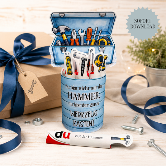 Geschenk, Duplo-Banderole, kleine Aufmerksamkeit, Druckvorlage, Sofort-Download, Last-Minute-Geschenk, PDF-Datei