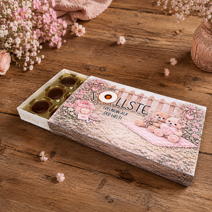 Geschenk für die beste Freundin, Toffifee-Banderole, kleine Aufmerksamkeit, Druckvorlage, Sofort-Download,  Last-Minute-Geschenk, PDF-Datei