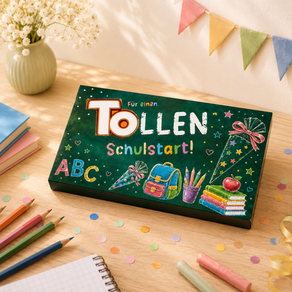 Geschenk zur Einschulung, Toffifee-Banderole, kleine Aufmerksamkeit, Druckvorlage, Sofort-Download,  Last-Minute-Geschenk, PDF-Datei