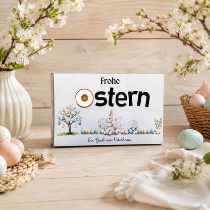 Geschenk zu Ostern, Toffifee-Banderole, kleine Aufmerksamkeit, Druckvorlage, Sofort-Download,  Last-Minute-Geschenk, PDF-Datei