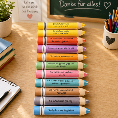 Abschiedsgeschenk für Lehrer/innen, "Sie"-Version, Duplo-Banderole, kleine Aufmerksamkeit, Druckvorlage, Sofort-Download,  Last-Minute-Geschenk, PDF-Datei