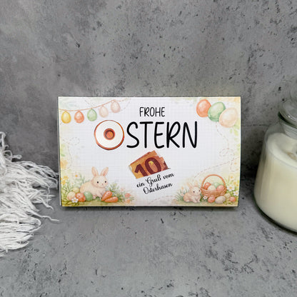Geschenk zu Ostern, Toffifee-Banderole, Geldgeschenk, kleine Aufmerksamkeit, Druckvorlage, Sofort-Download,  Last-Minute-Geschenk, PDF-Datei