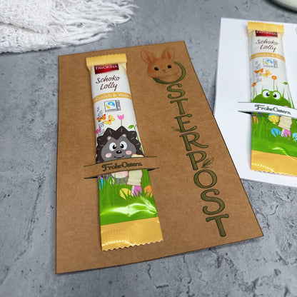 Geschenk zu Ostern, Osterpost, kleine Aufmerksamkeit, Druckvorlage, Sofort-Download,  Last-Minute-Geschenk, PDF-Datei