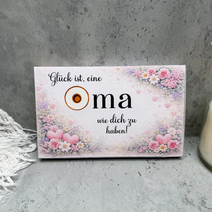 Geschenk für die Oma, Toffifee-Banderole, kleine Aufmerksamkeit, Druckvorlage, Sofort-Download,  Last-Minute-Geschenk, PDF-Datei