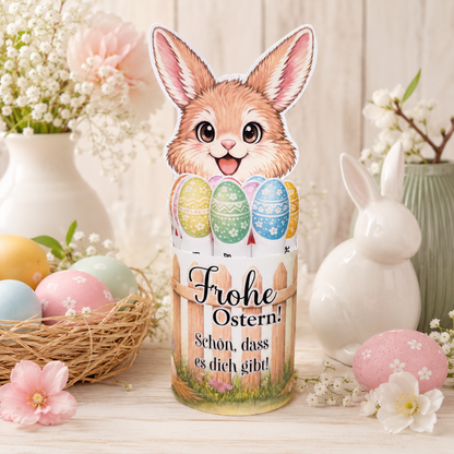 Geschenk zu Ostern, Duplo-Banderole, Osterhäschen, kleine Aufmerksamkeit, Druckvorlage, Sofort-Download,  Last-Minute-Geschenk, PDF-Datei