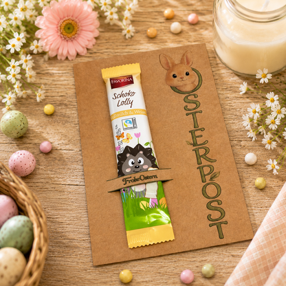 Geschenk zu Ostern, Osterpost, kleine Aufmerksamkeit, Druckvorlage, Sofort-Download,  Last-Minute-Geschenk, PDF-Datei