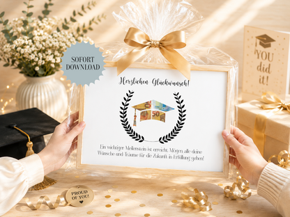 Geldgeschenk zum Studium, Abitur, Abschluss, Bachelor, Schulabschluss, Geschenk, Sofort-Download, PDF