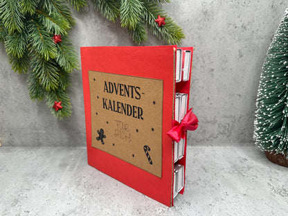 Adventskalender mit Streichholzschachteln, kleines Geschenk, Adventsgeschenk, Weihnachtsgeschenk, Kalender, kleine Aufmerksamkeit, Druckvorlage, PDF-Datei