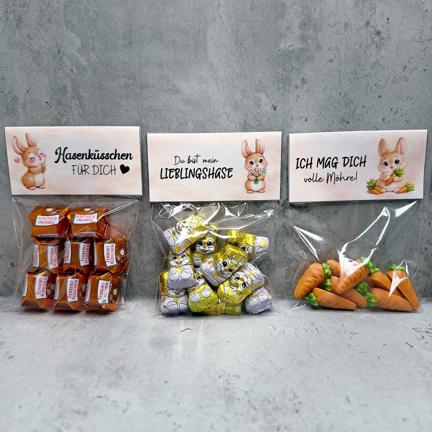 Geschenk zu Ostern, Oster-Tütchen, Schilder, kleine Aufmerksamkeit, Druckvorlage, Sofort-Download,  Last-Minute-Geschenk, PDF-Datei