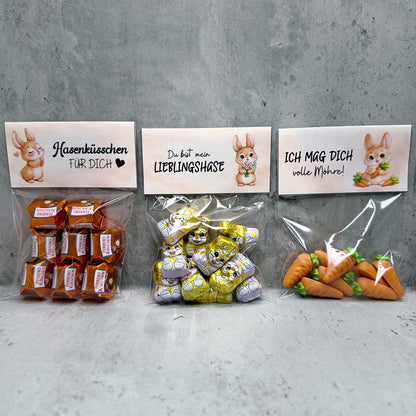 Geschenk zu Ostern, Oster-Tütchen, Schilder, kleine Aufmerksamkeit, Druckvorlage, Sofort-Download,  Last-Minute-Geschenk, PDF-Datei