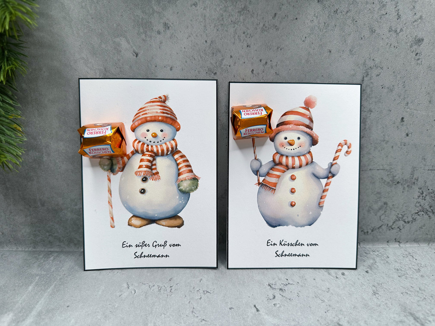 Weihnachten, Geschenk, Karten mit Pralinen, kleine Aufmerksamkeit, Druckvorlage, PDF-Datei