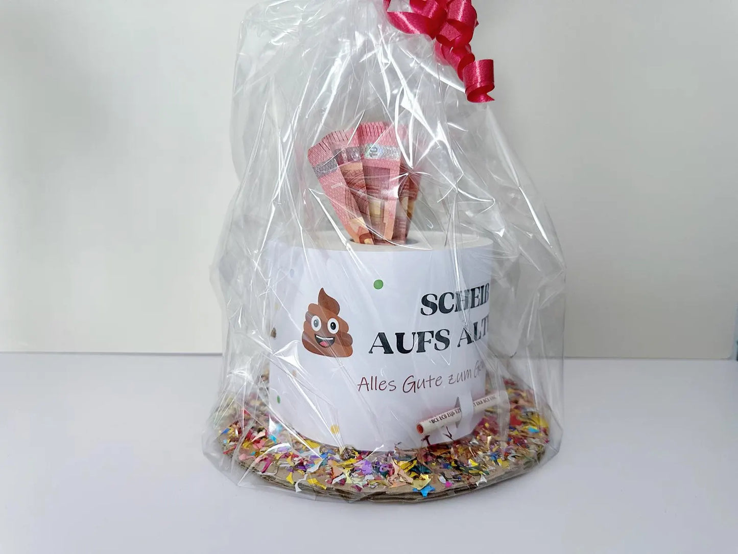 Geldgeschenk Geburtstag, Scheiß aufs Alter, Druckvorlage, Geschenk, Sofort-Download, Last-Minute-Geschenk, PDF