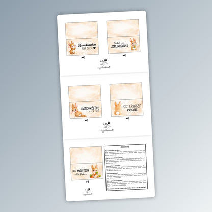 Geschenk zu Ostern, Oster-Tütchen, Schilder, kleine Aufmerksamkeit, Druckvorlage, Sofort-Download,  Last-Minute-Geschenk, PDF-Datei